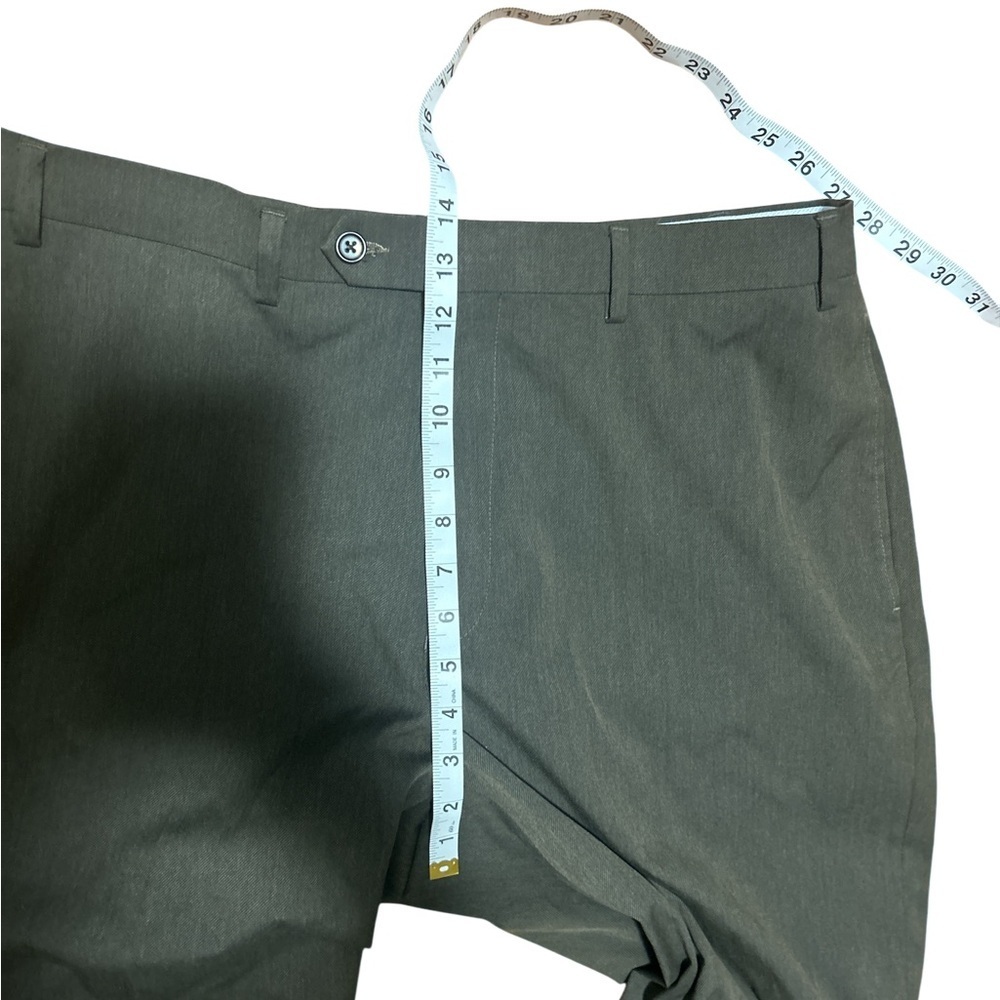 Ralph Lauren Men’s Dress Pants 36x32 Gray Brown Wrinkle Resistant trousers - Picture 5 of 9